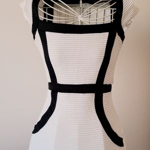 Uk white/black mini dress
